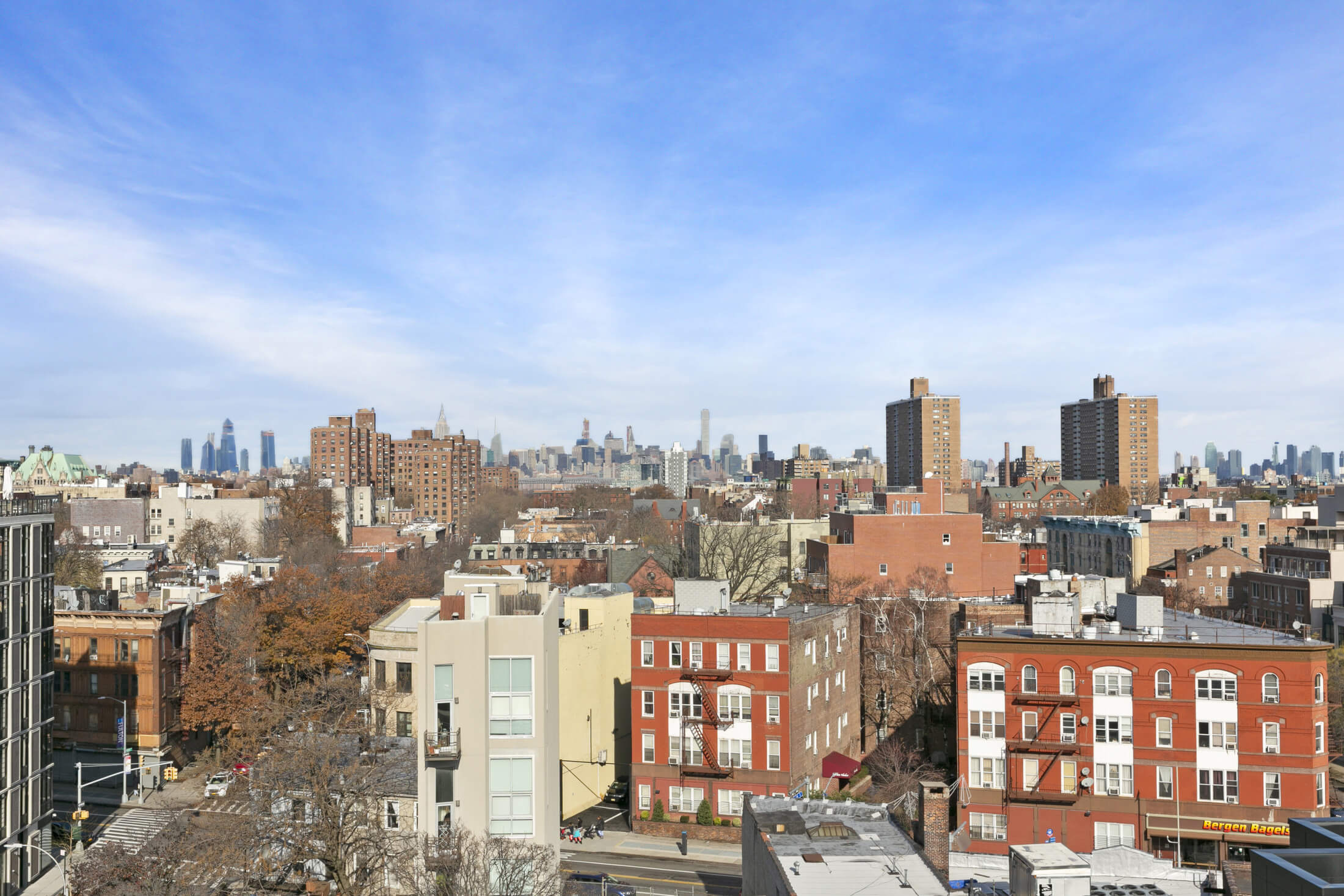 View of the Manhattan Skyline from 555 Waverly
